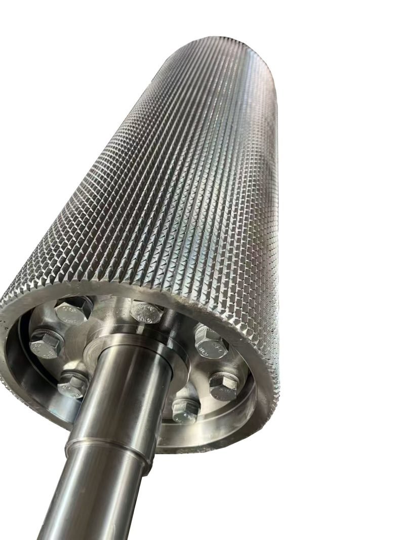 Grain crushing roller