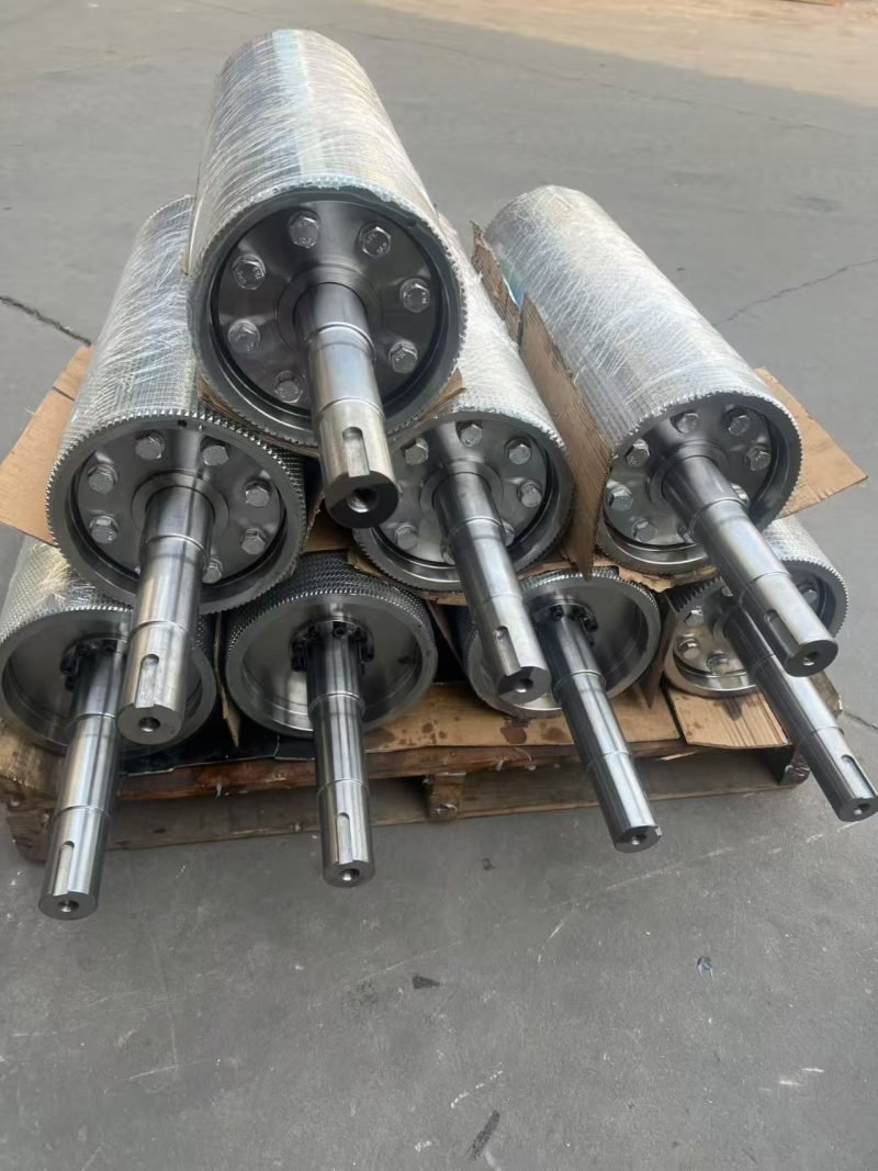 Grain crushing roller